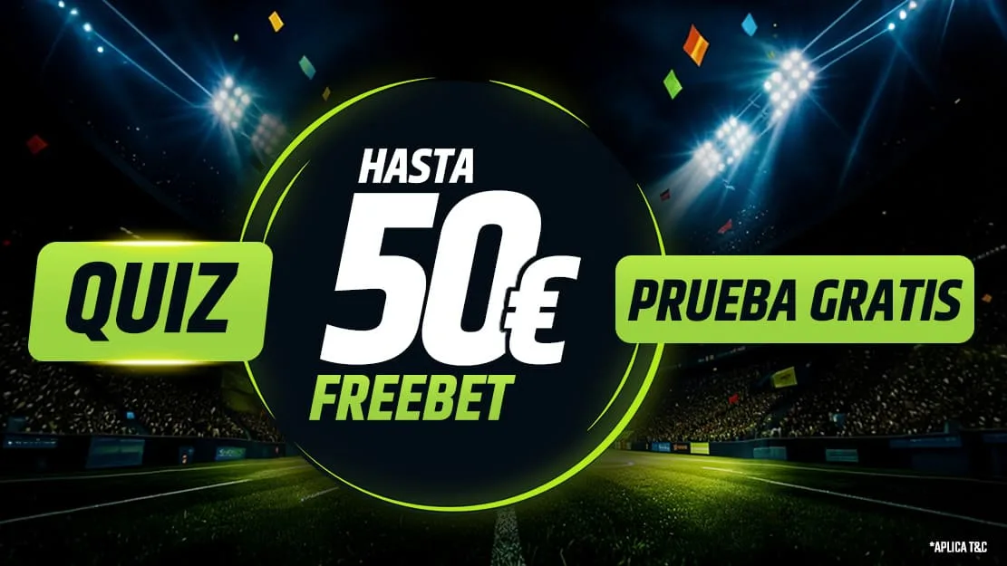 Quiz - Up to 50€ Freebet