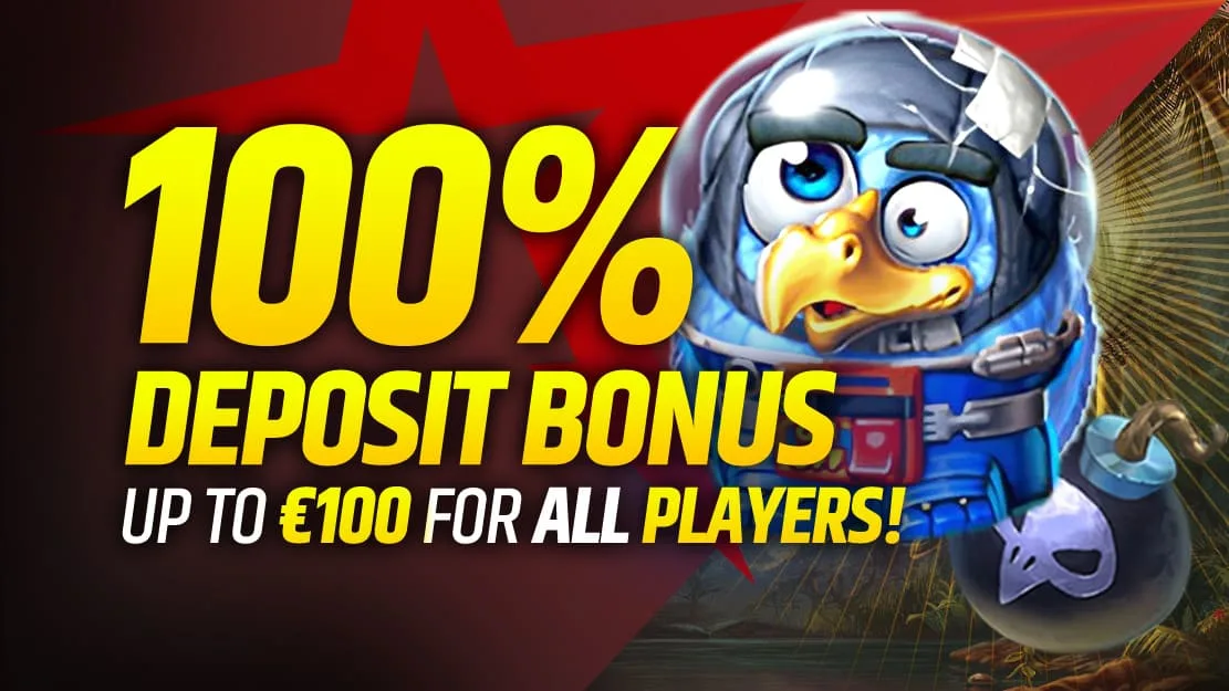 💸 100% Deposit Bonus up to €100 💸