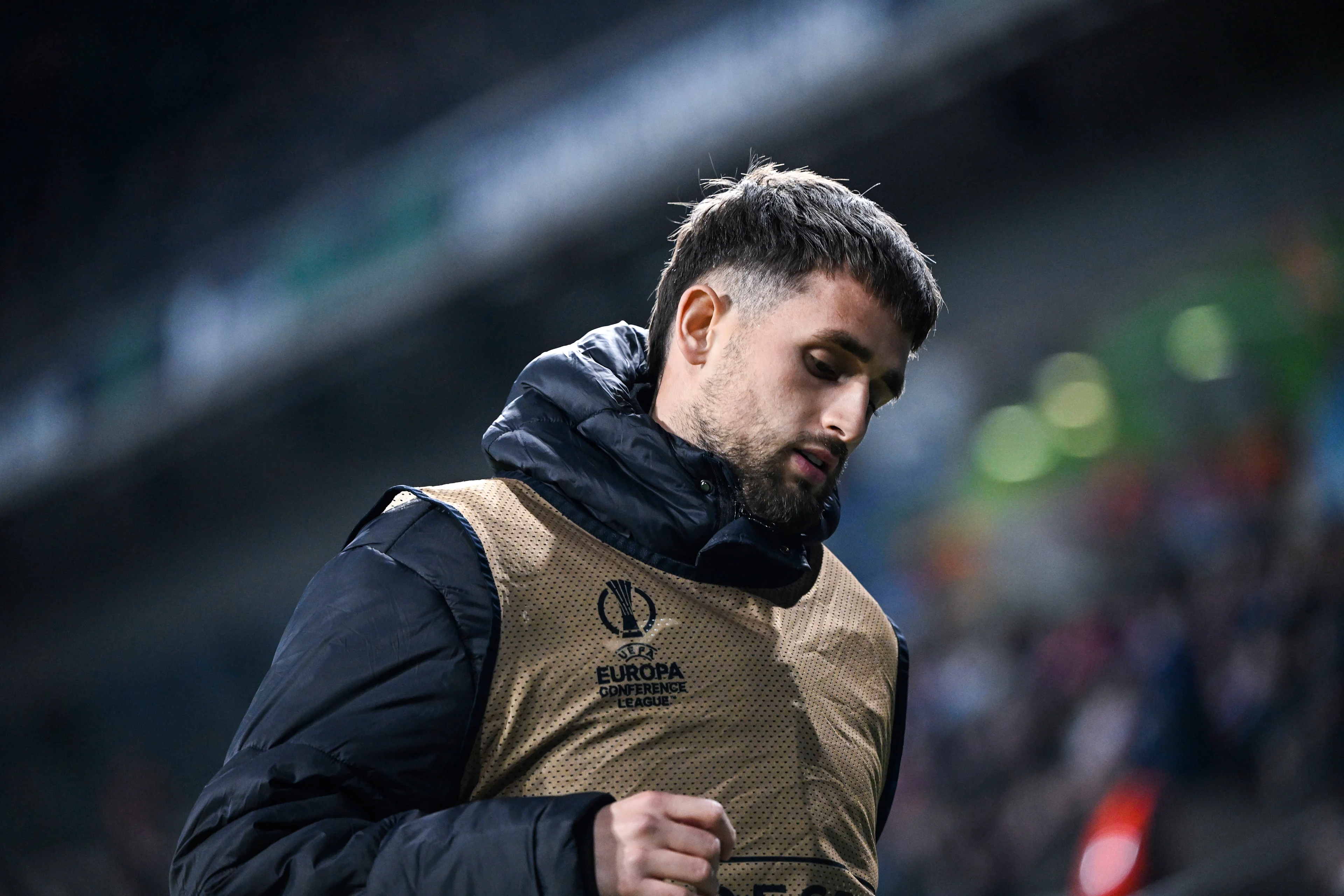 Basaksehir's Adnan Januzaj pictured during a soccer game between Turkish Istanbul Basaksehir FK and Belgian KAA Gent on Wednesday 15 March 2023 in Istanbul, Turkey, the return leg of the round of 16 of the UEFA Europa Conference League competition. The first leg ended in a 1-1 draw. BELGA PHOTO TOM GOYVAERTS