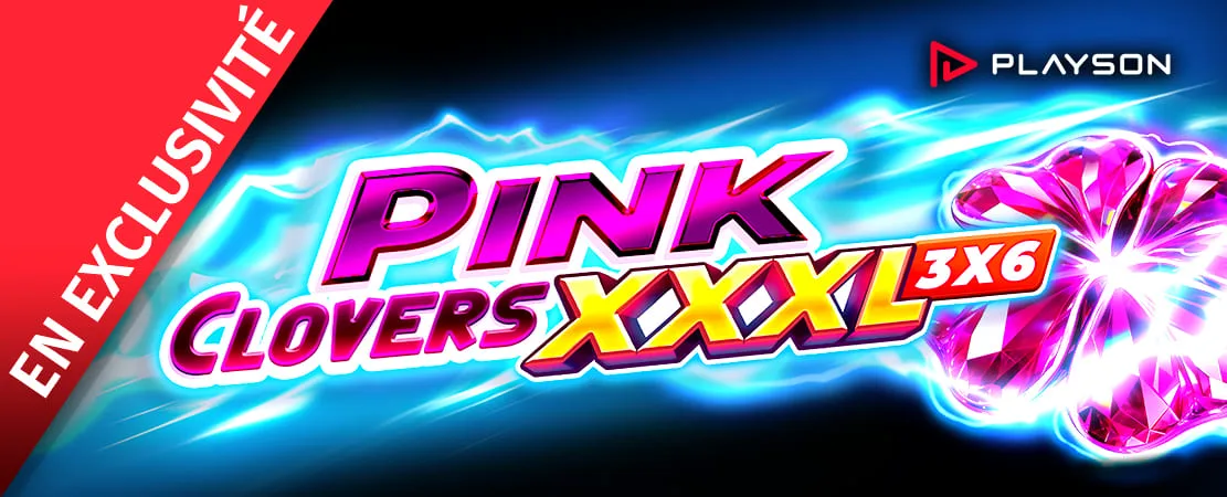 🍀 Pink Clovers XXXL: Hold and Win - En exclusivité chez Starcasino