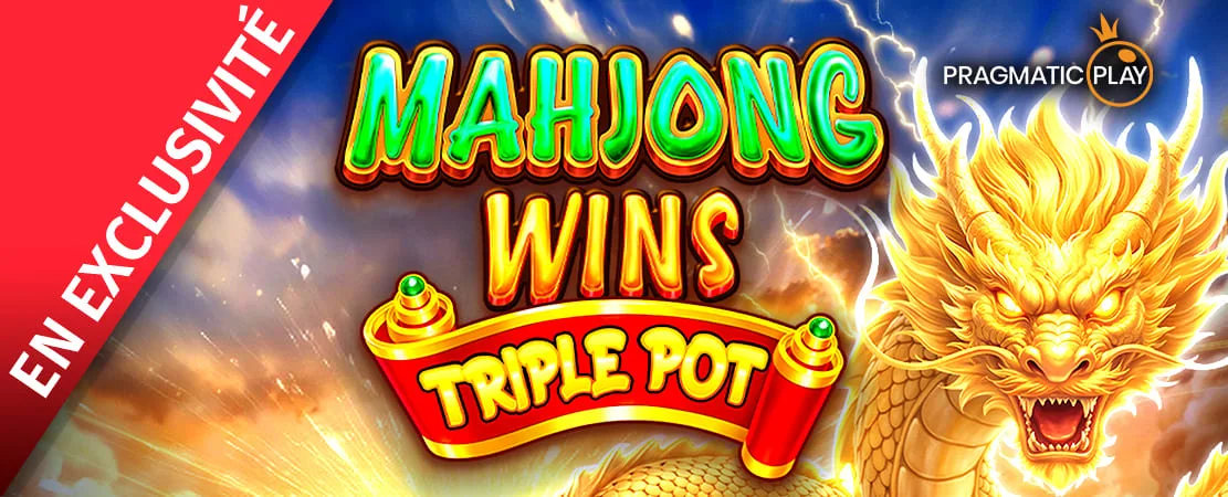 🀄 Mahjong Wins Triple Pot de Pragmatic Play - Nouvelle exclusivité chez Starcasino !