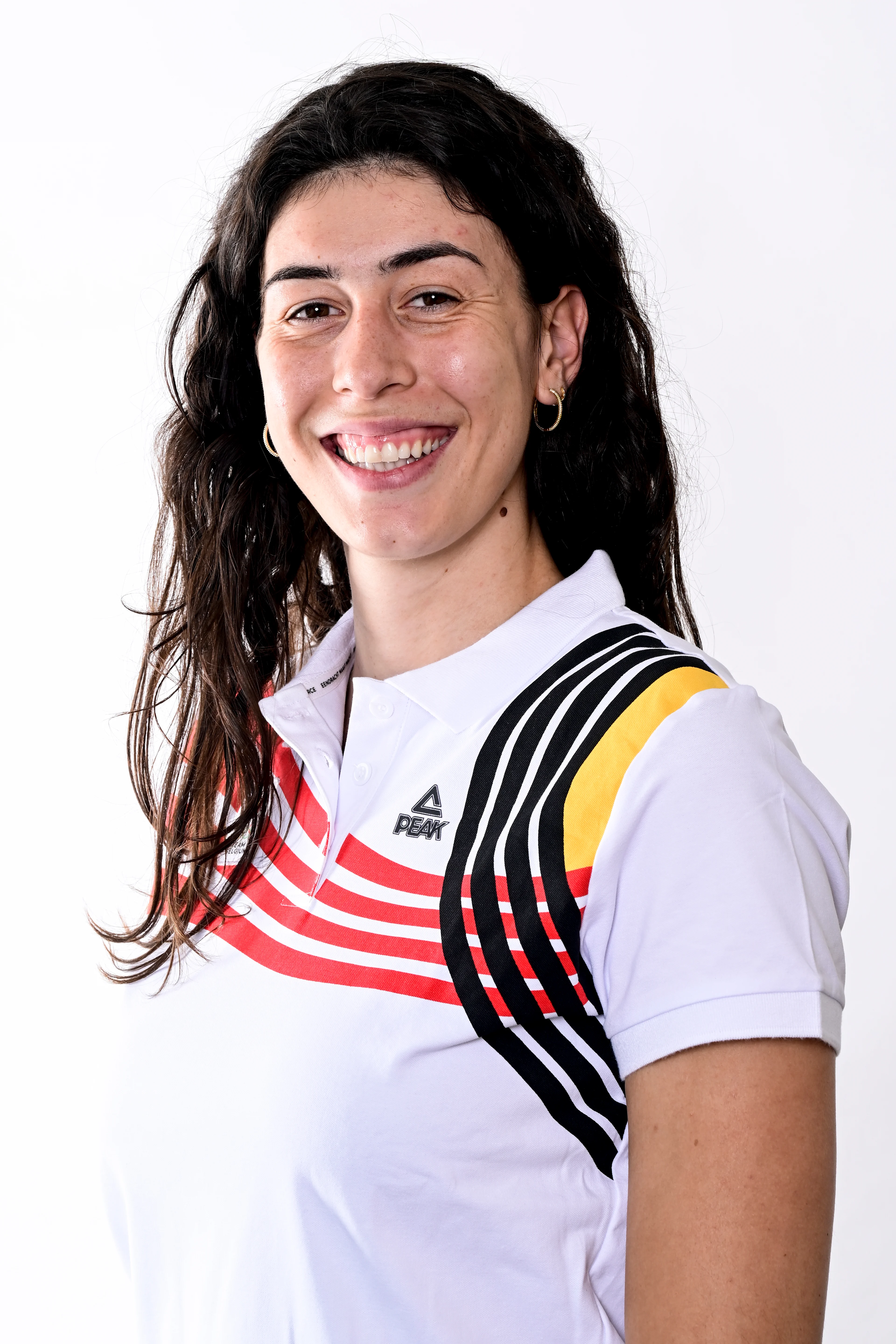Belgium's Serena-Lynn Geldof pictured during a photoshoot for the Belgian Olympic Committee BOIC - COIB ahead of the Paris 2024 Olympic Games, in Brussels, Wednesday 19 June 2024. BELGA PHOTO DIRK WAEM