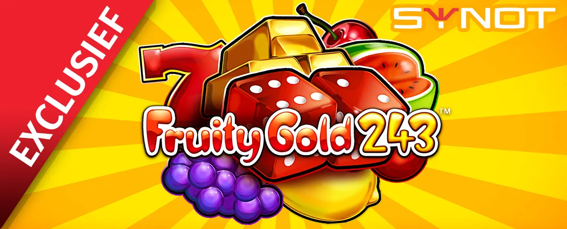 🎰 Exclusief bij Starcasino! Fruity Gold 243 van Synot 🎰