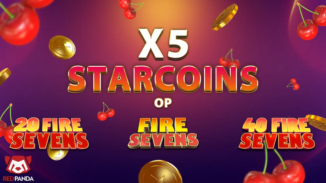 🍒 Fruitige X5 Starcoins vandaag!