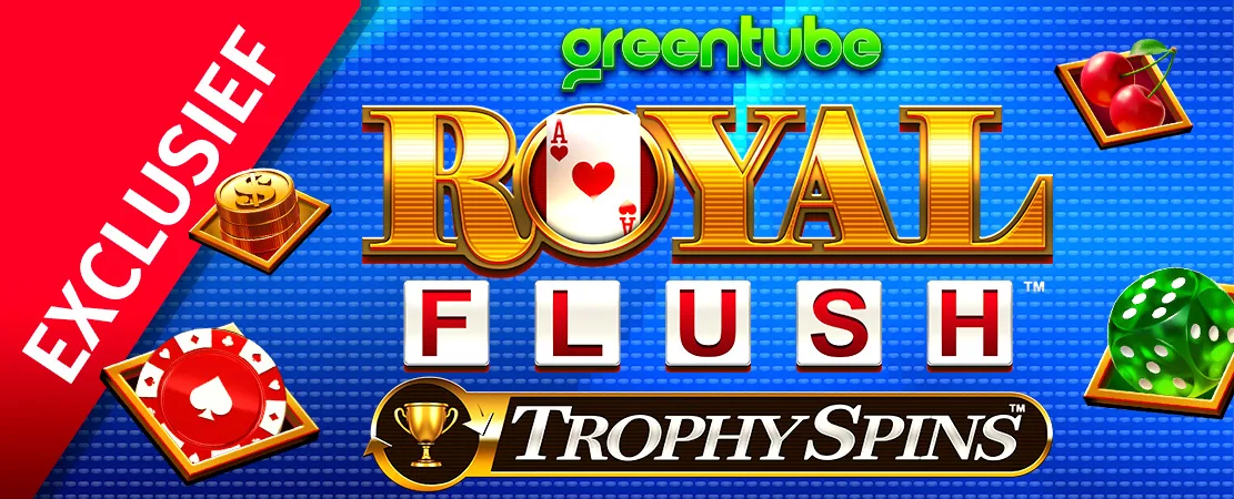 ♠️ Exclusief bij Starcasino! Royal Flush™ Trophy Spins™ van Greentube ♠️