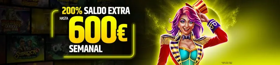 Get an extra bonus on your first deposit every week.