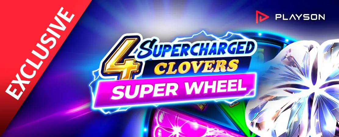 🍀 New exclusive: 4 Supercharged Clovers: Super Wheel by Playson