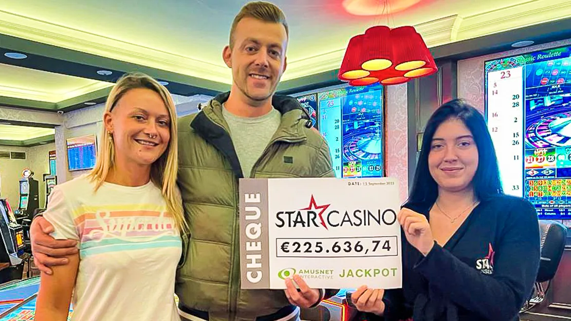 🥳 Mush0 wins €225.636,74 with the Amusnet Jackpot