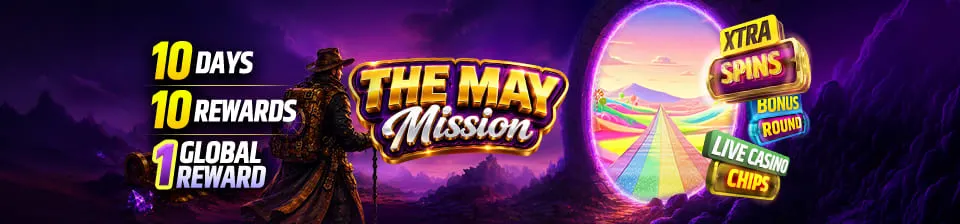😎 Finish the month in style at Starcasino! During the final 10 days of May, complete a new mission every day to unlock up to 10 rewards.