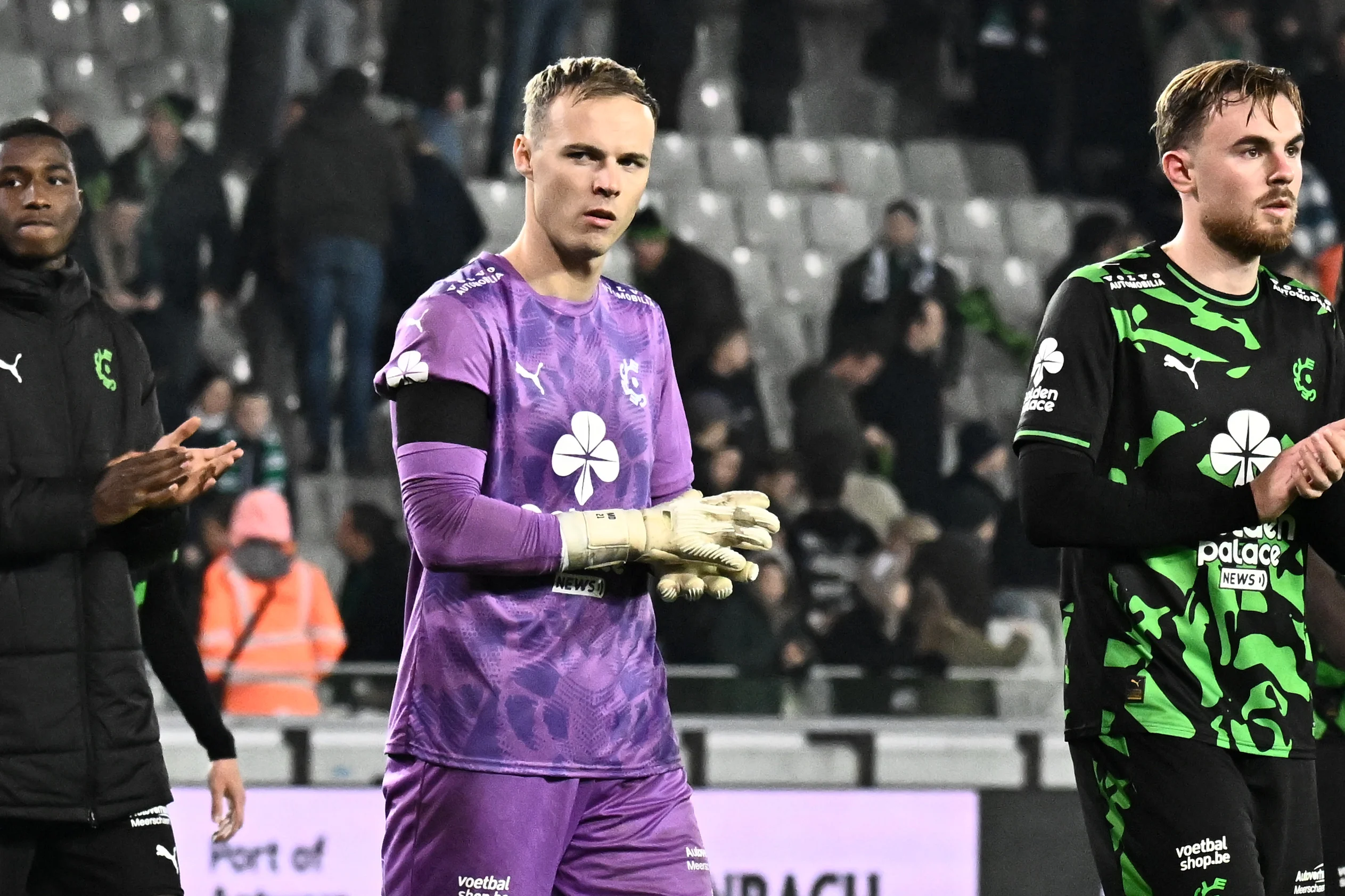 Cercle's goalkeeper Maxime Delanghe is pictured after a soccer match between Cercle Brugge and KV Mechelen, Saturday 13 December 2025 in Brugge, on day 18 of the 2025-2026 'Jupiler Pro League' first division of the Belgian championship. BELGA PHOTO MAARTEN STRAETEMANS