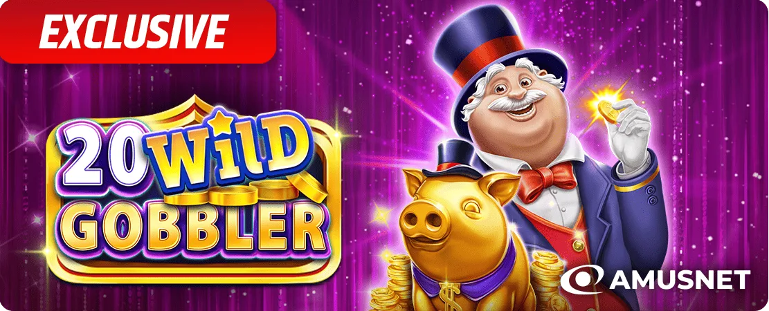 🐷 20 Wild Gobbler - Exclusively at Starcasino