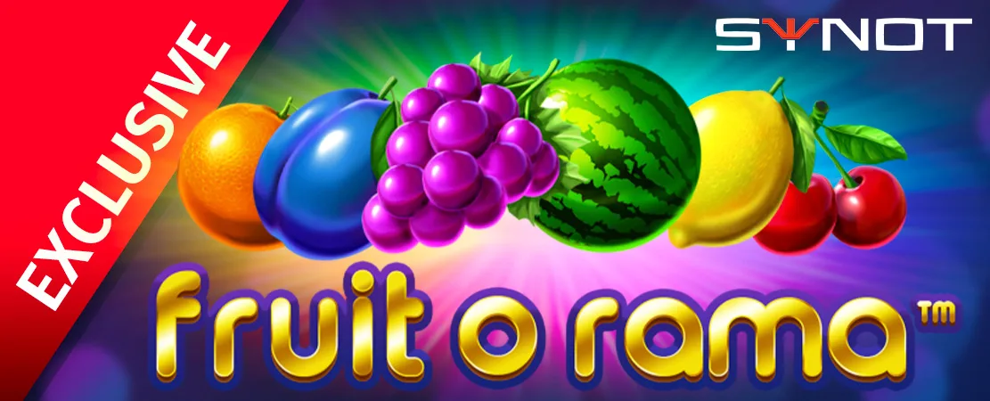 🍇 Exclusively at Starcasino! Fruit O Rama by Synot!