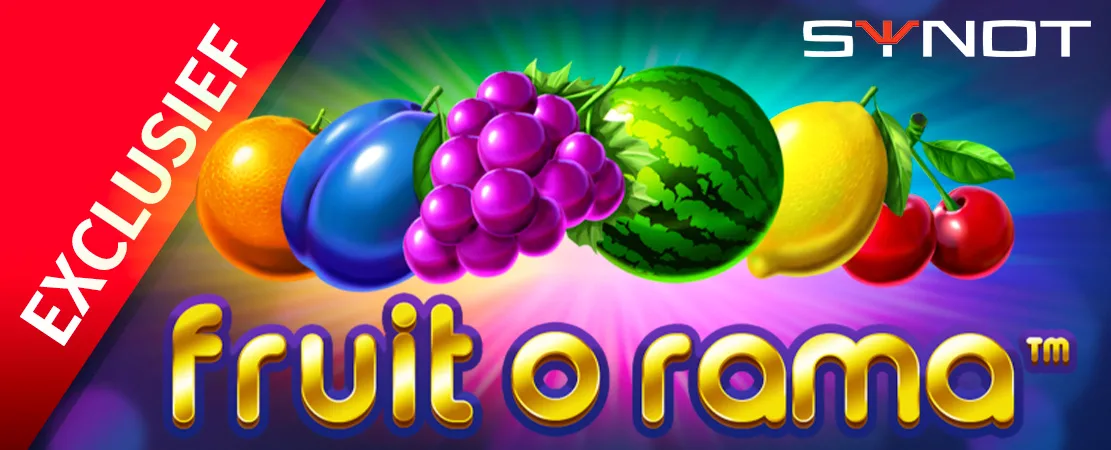 🍇 Exclusief bij Starcasino! Fruit O Rama van Synot!