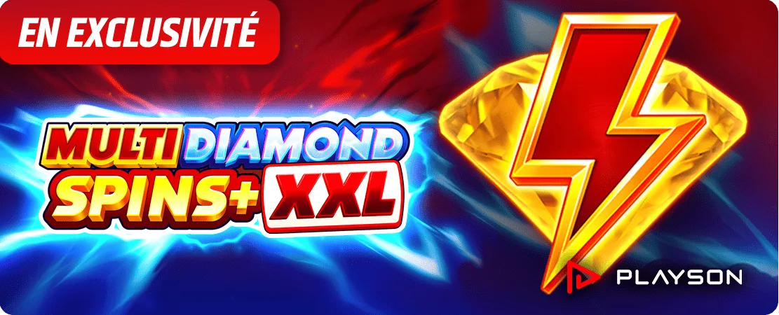 💎 Multidiamond XXL: Spins+ de Playson – En exclusivité chez Starcasino !