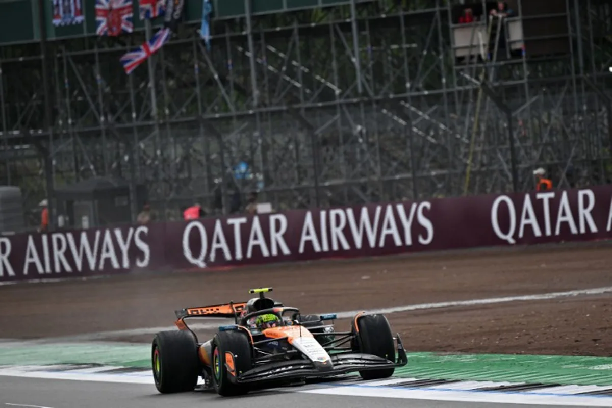 McLaren's British driver Lando Norris drives during the Formula One British Grand Prix at the Silverstone motor racing circuit in Silverstone, central England, on July 6, 2025. Andrej ISAKOVIC / POOL / AFP