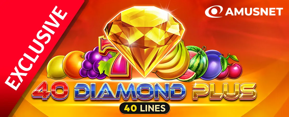 💎 Exclusively at Starcasino! 40 Diamond Plus by Amusnet 💎