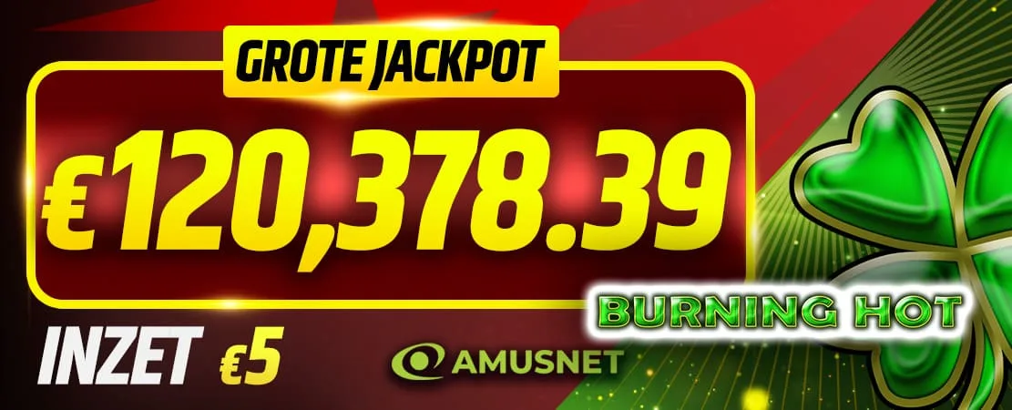 🤑 Grote Jackpot: van €5 tot €120.378,39 🔥