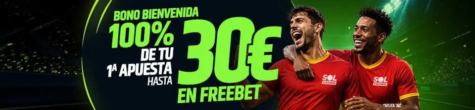 Sports Welcome: €30 in Freebets