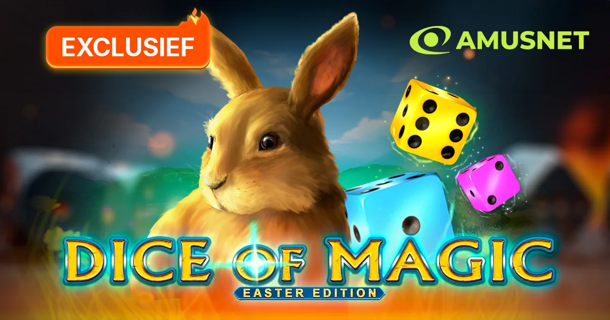 🐰✨ Exclusive at Hotwin | Dice of Magic Easter Edition van Amusnet ✨🐰