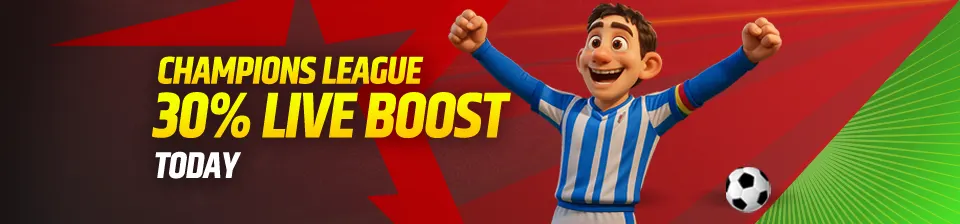 🚀 30% Live Profit Boost on the UEFA Champions League  🚀