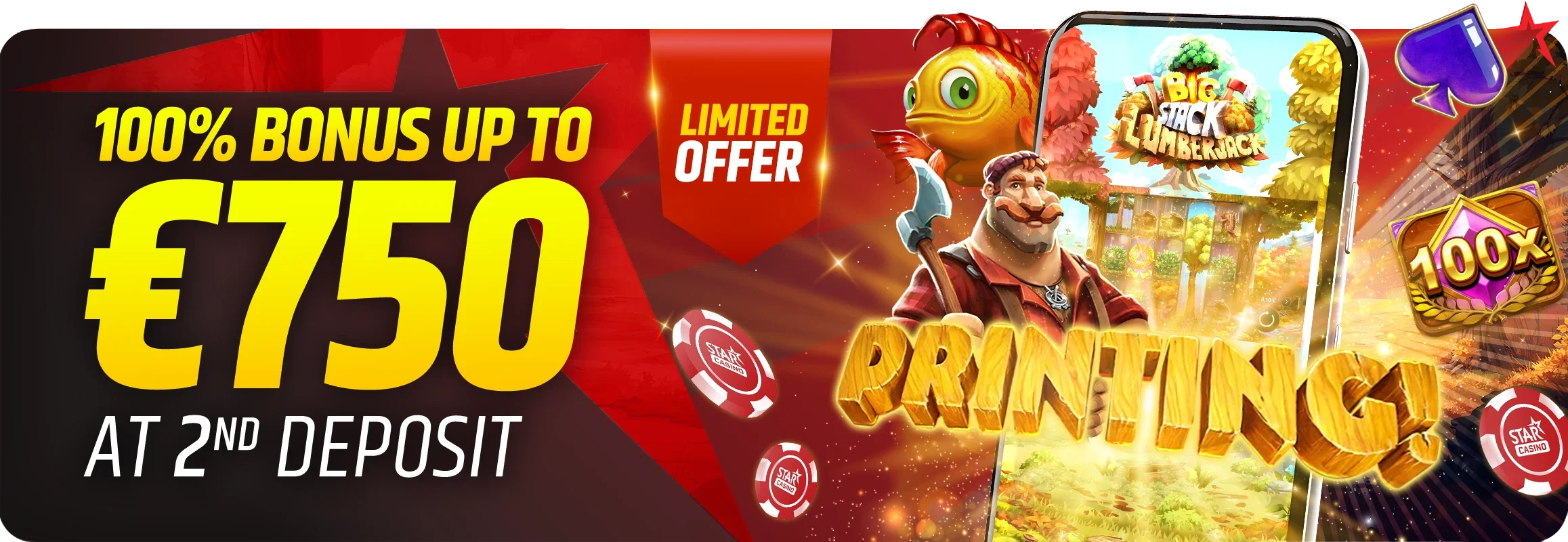 Page banner 2nd deposit bonus CASINO 2315x800 En V2