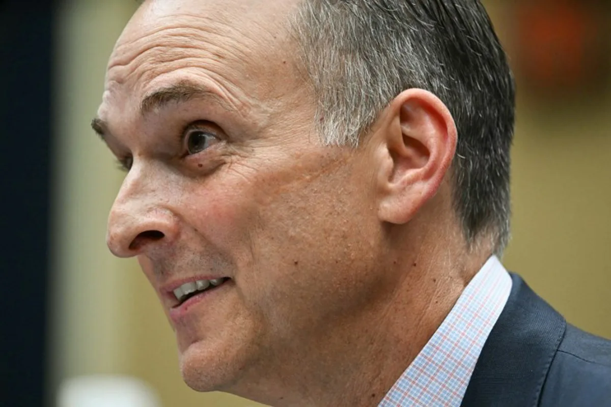 US Anti-Doping Agency CEO Travis Tygart testifies before a House Oversight and Investigations Subcommittee hearing on anti-doping measures ahead of the 2024 Paris Olympics on Capitol Hill in Washington, DC, June 25, 2024.  Jim WATSON / AFP