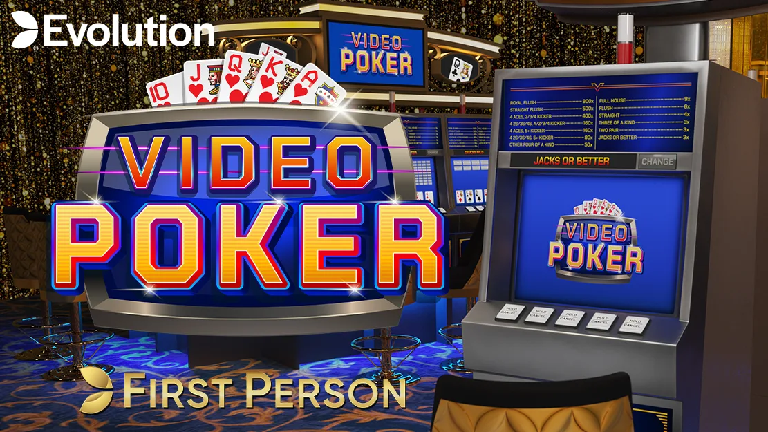 ♠️♦️♣️♥️ Video Poker First Person by Evolution!
