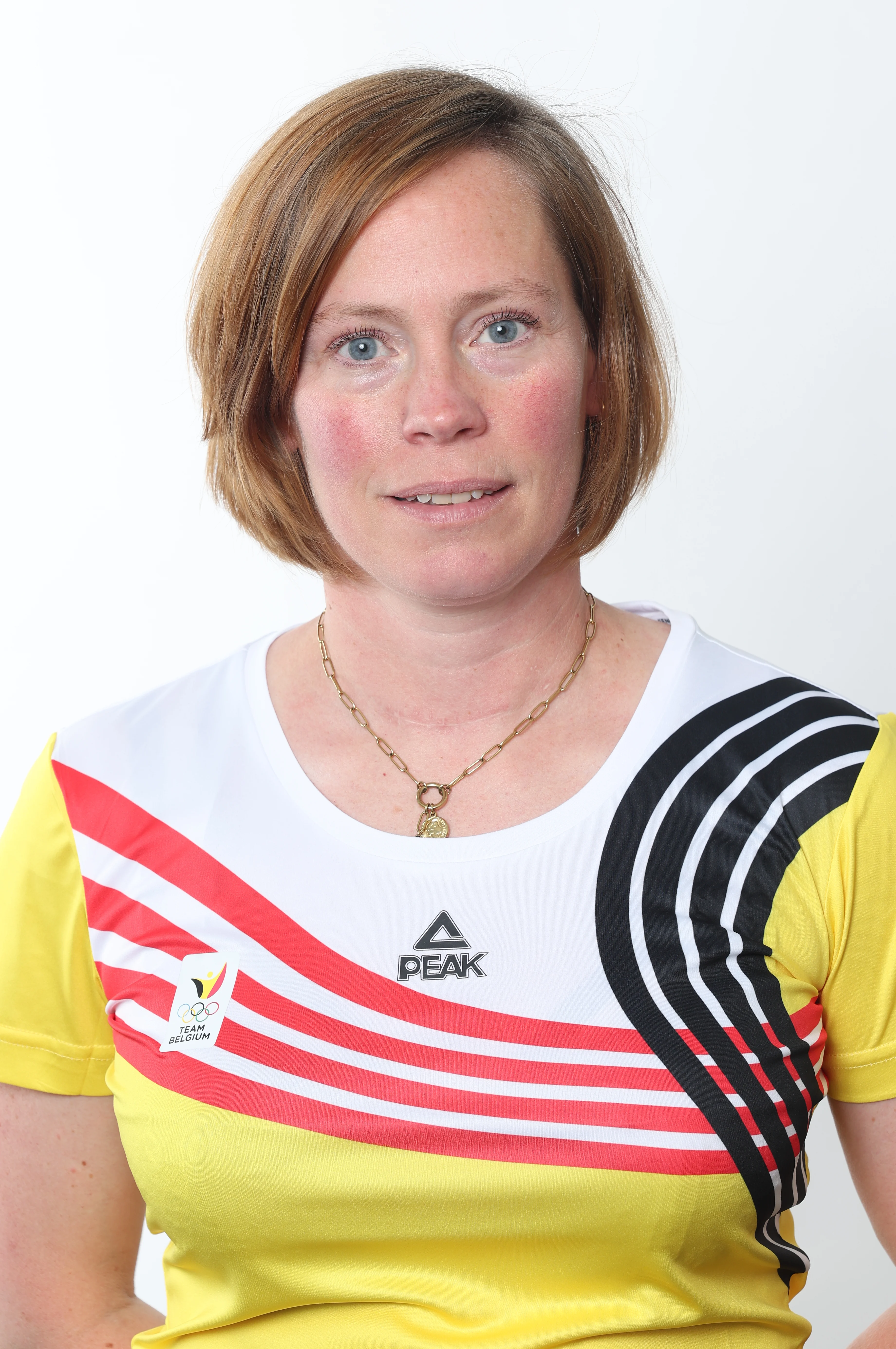 out of delegation Stephanie Noel pictured during a photoshoot for the Belgian Olympic Committee BOIC - COIB ahead of the Paris 2024 Olympic Games, in Brussels, Tuesday 09 July 2024. BELGA PHOTO VIRGINIE LEFOUR