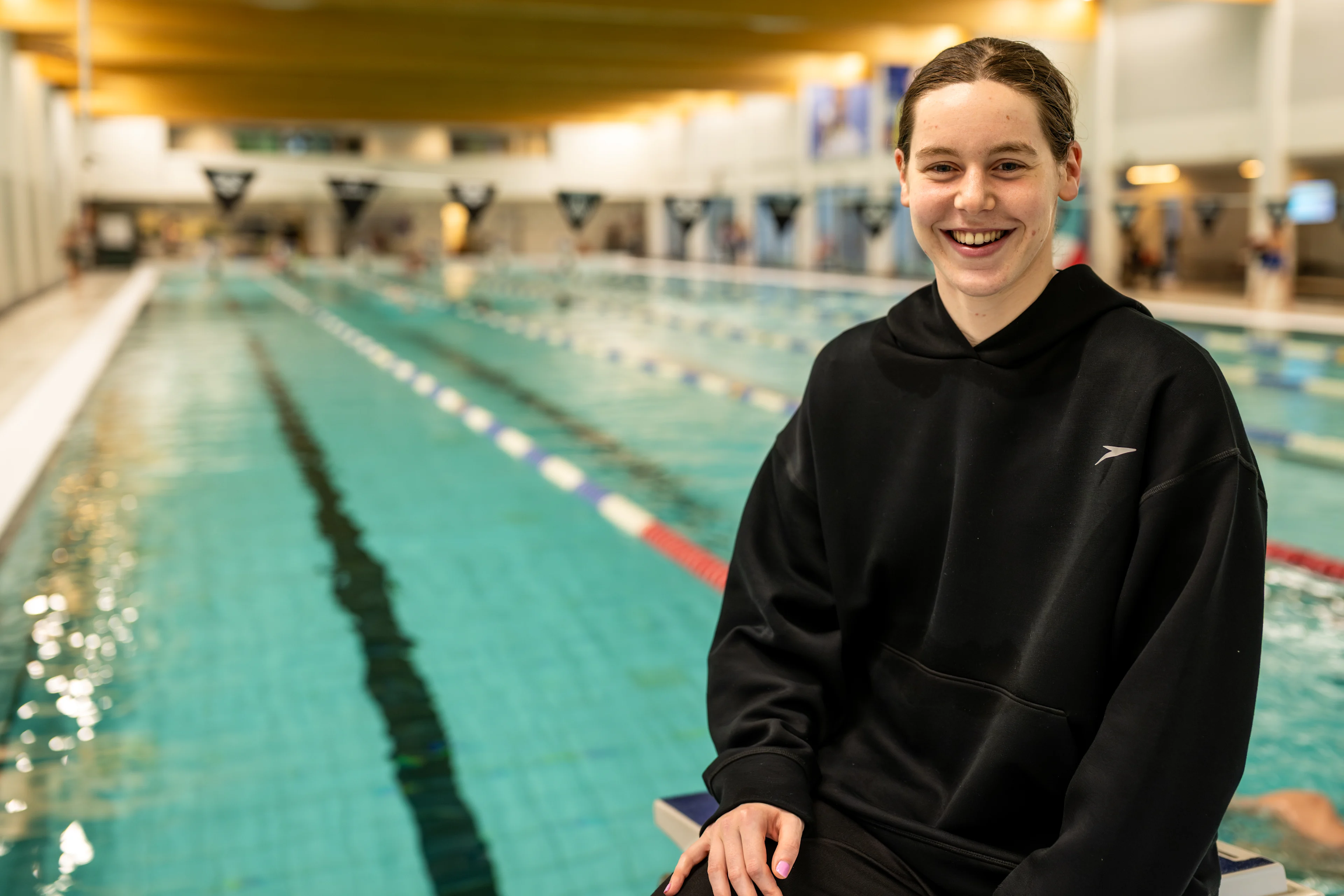 Belgian Roos Vanotterdijk pictured during the Open Belgian Swimming Championships 2026 (15-17/05), in Antwerp, on Sunday 17 May 2026. BELGA PHOTO DAVID PINTENS