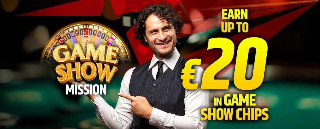 Game Show Mission: Win Up to €20 in Game Show Chips! 🎁