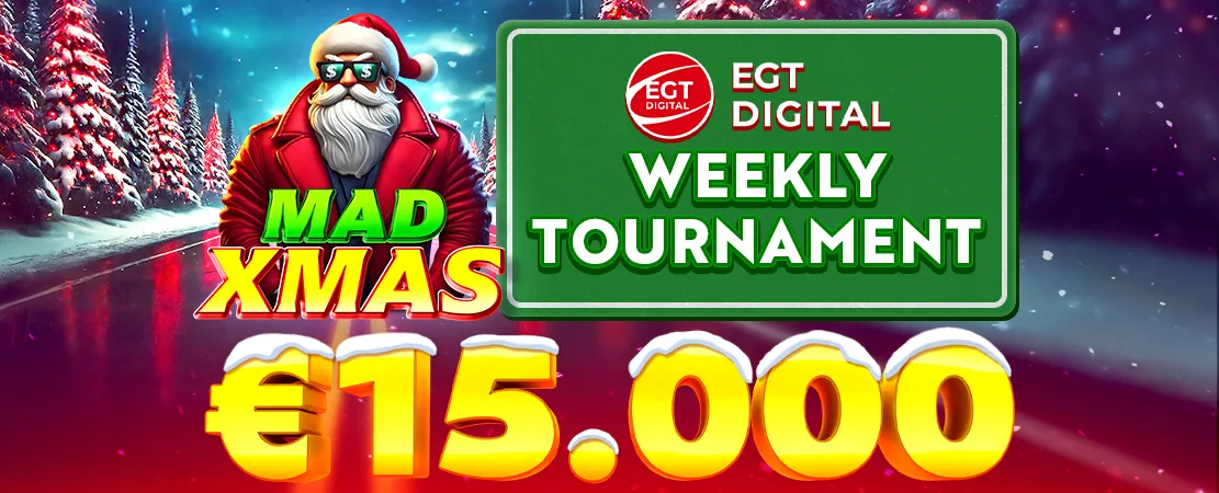 ❄️ Mad Xmas EGT Digital €15,000 Tournament