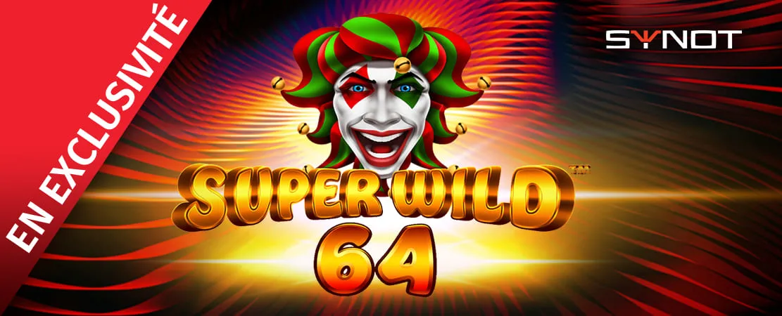 🎰 Super Wild 64 de Synot – En exclusivité chez Starcasino !