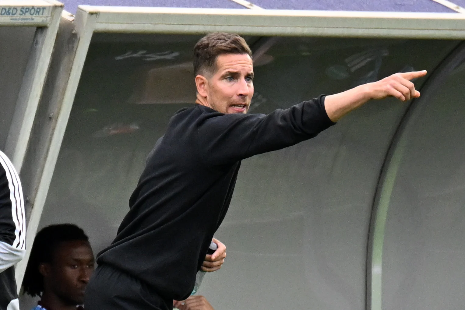 Anderlecht's head coach Jelle Coen is pictured during a soccer match between RSCA Futures and KSC Lokeren, Saturday 12 September 2026 in Deinze, on day 5 of the 2026-2027 'Challenger Pro League' second highest division of the Belgian championship. BELGA PHOTO MAARTEN STRAETEMANS