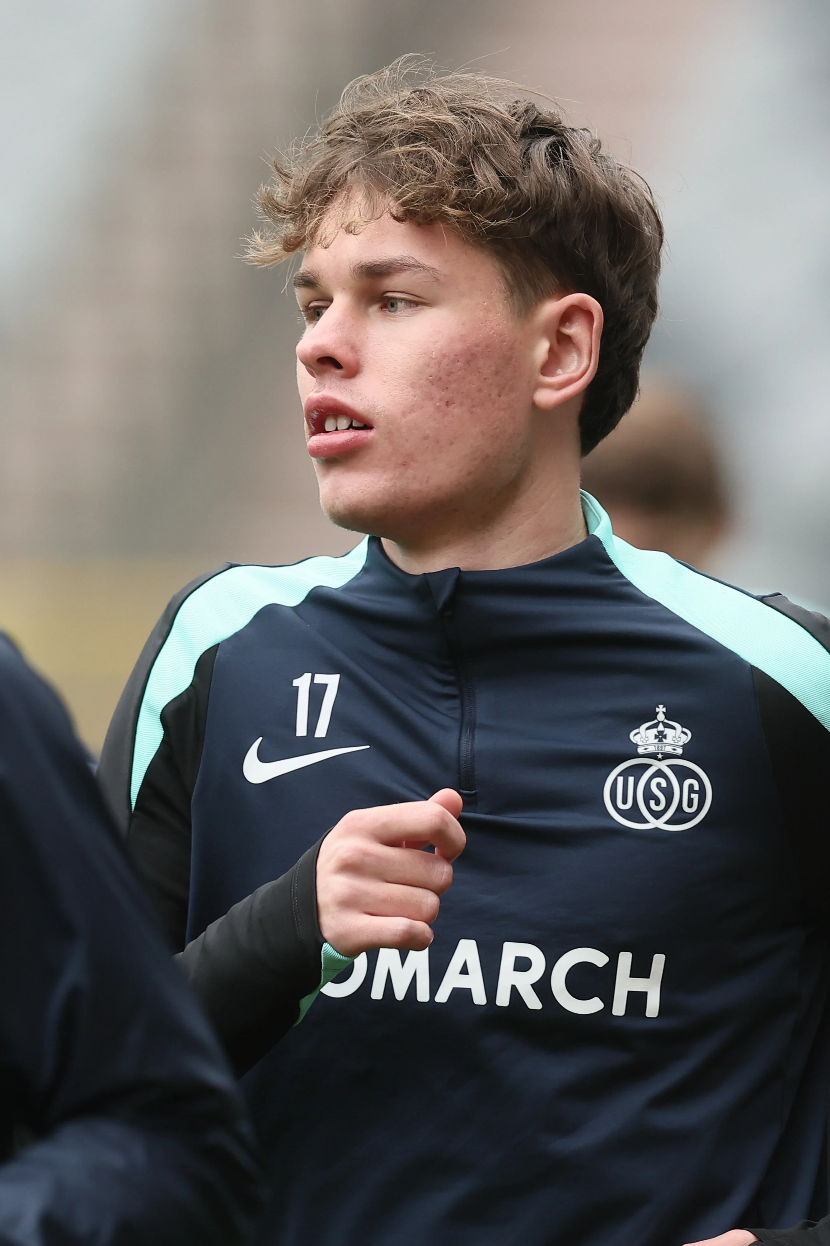 Union's Casper Terho pictured during a training session of Belgian soccer team Royale Union Saint-Gilloise in Brussels, on Wednesday 06 November 2024. The team prepares for tomorrow's match against Italian team AS Roma, in the fourth day (out of 8) of the League phase of the UEFA Europa League tournament. BELGA PHOTO BRUNO FAHY