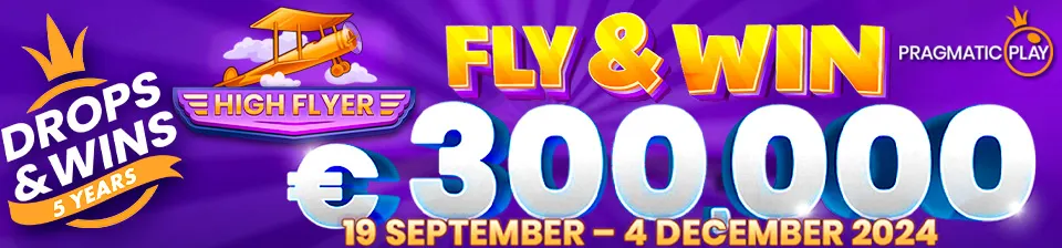 🛩️ Neem deel aan de nieuwe Fly&Win promotie van PragmaticPlay tussen 19 september en 4 december 2024.