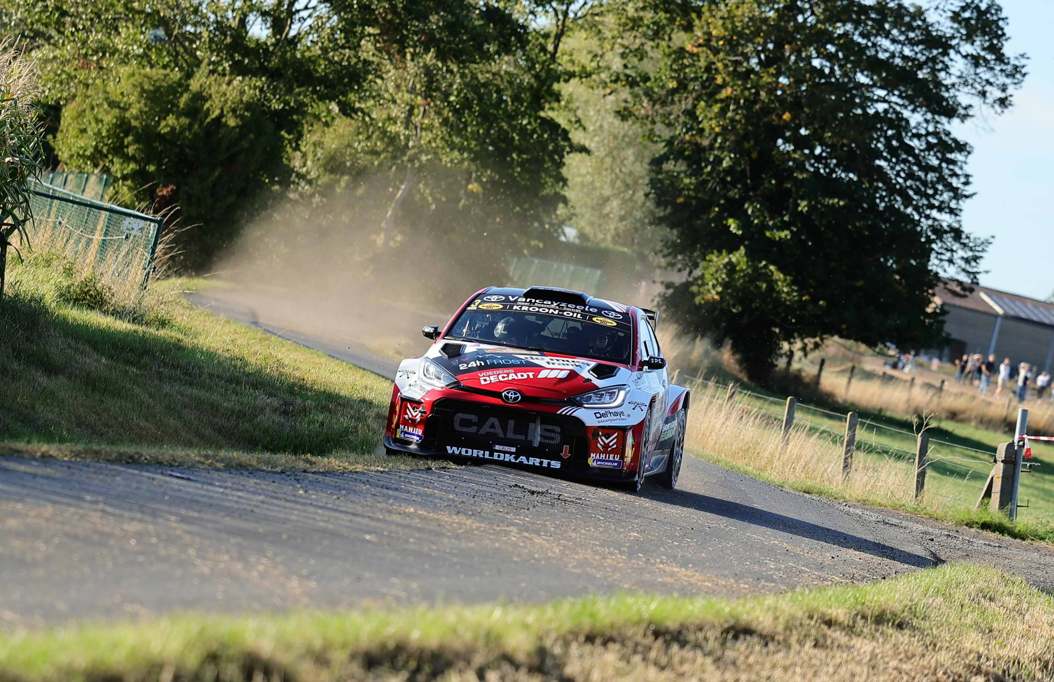 ATTENTION EDITORS - HANDOUT PICTURE RELEASED BY KROON OIL BELGIAN RALLY CHAMPIONSHIP - EDITORIAL USE ONLY - This handout picture, distributed by Eric Dupain shows Bjorn Syx during the Omloop van Vlaanderen rally, on Friday 05 September 2025, in Roeselare. *** Belga and Belga Editorial Board decline all responsibility regarding the content of this picture. *** PHOTO HANDOUT BRC