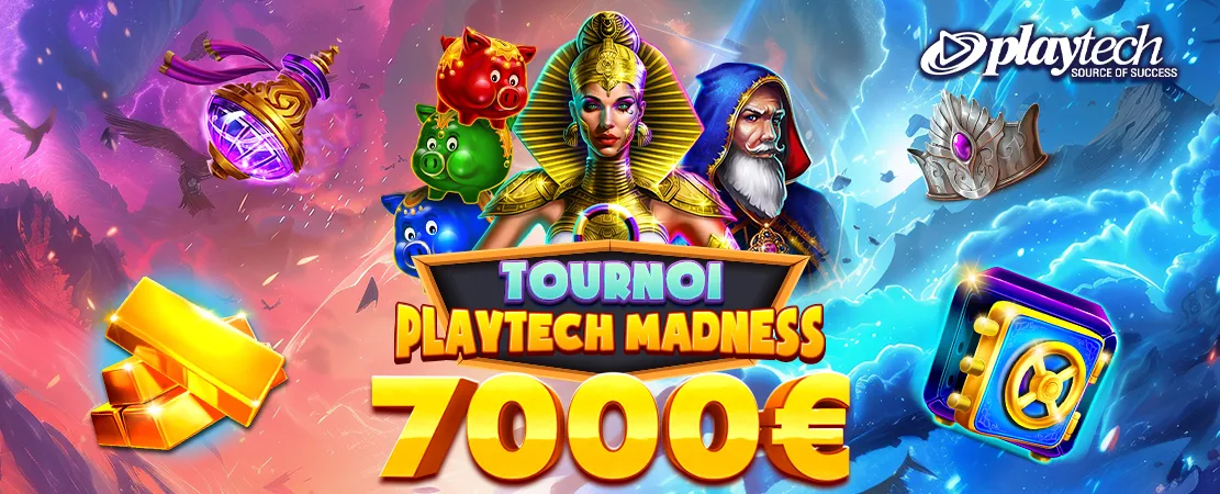 ⚡️ Découvrez l'univers électrisant du Tournoi Playtech Madness !