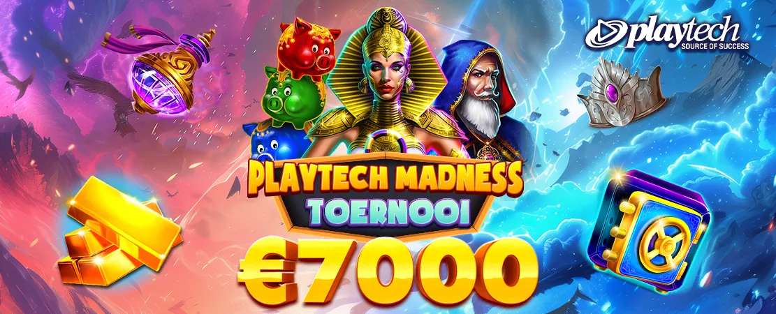 ⚡️ Ontdek het opwindende universum van het Playtech Madness Toernooi!