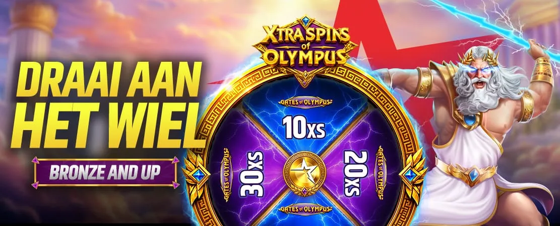Draai aan het Xtra Spins of Olympus Wiel