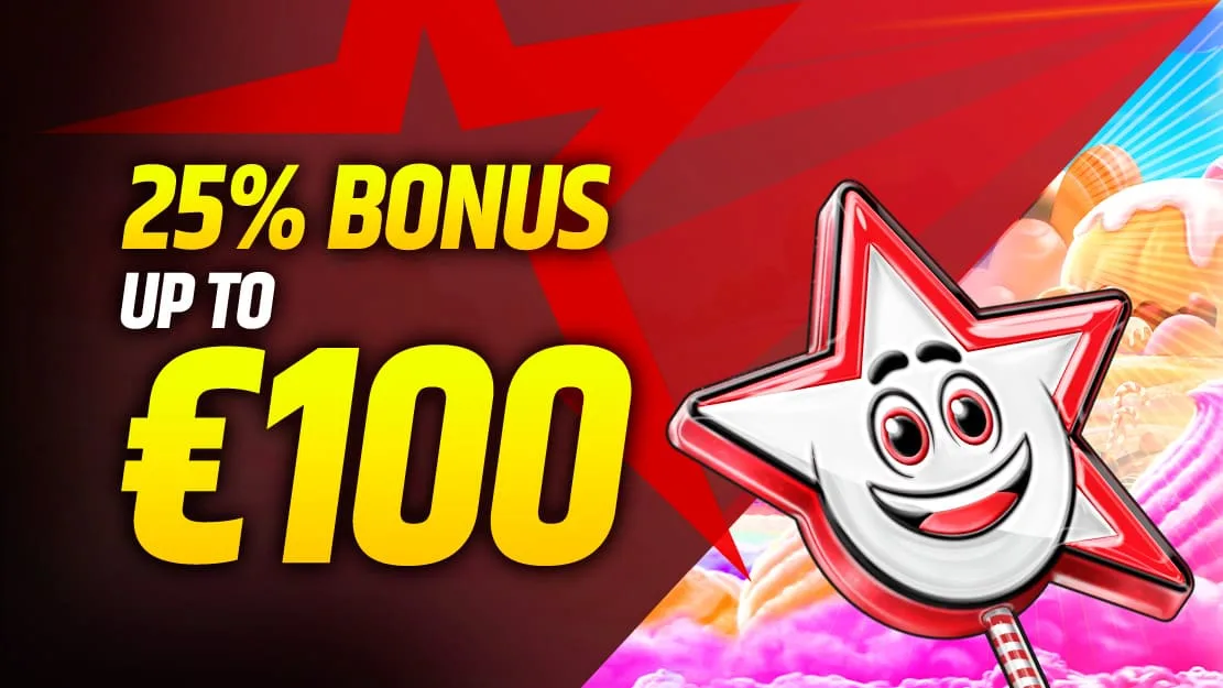 💎 25% Deposit Bonus up to €100 💎