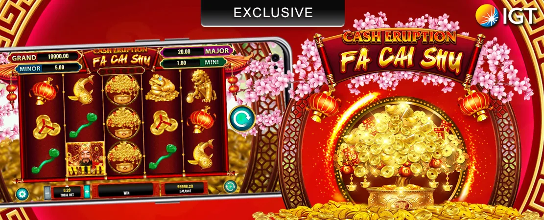 Exclusively at Starcasino! Fa Cai Shu by IGT