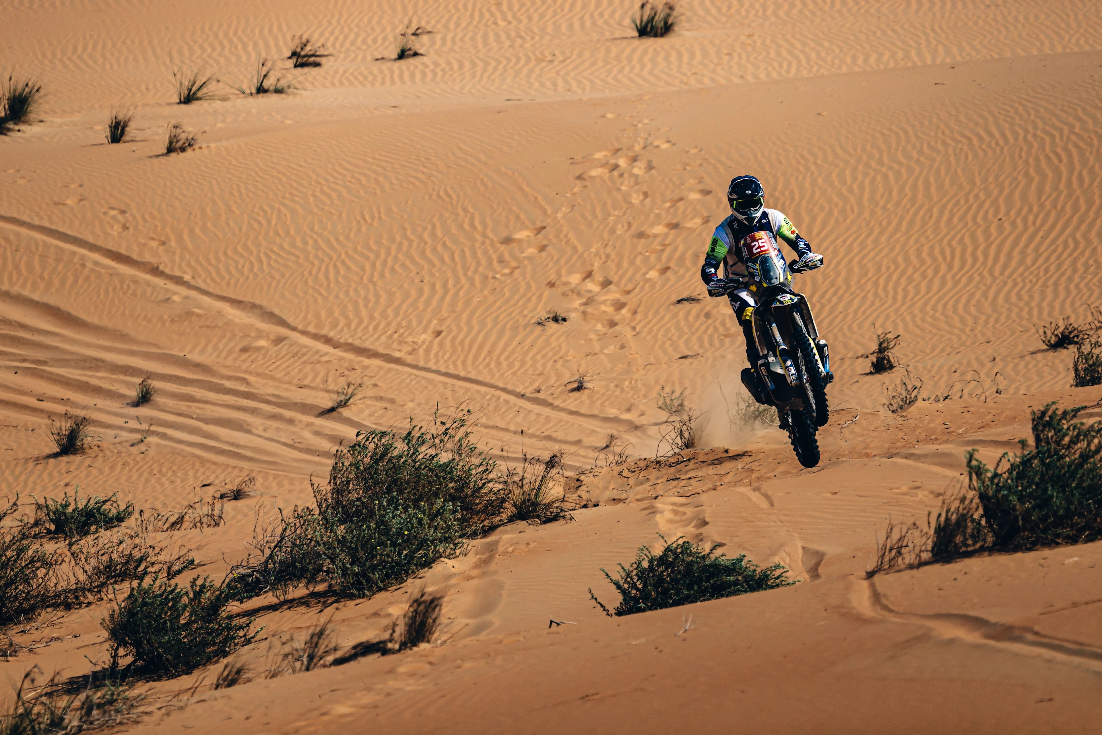 ATTENTION EDITORS - HAND OUT PICTURES - EDITORIAL USE ONLY - MANDATORY CREDIT: SIMON BAUCHAU  Hand out picture released by Eric Dupain shows Jerome Martiny in action during stage 10 of the 2025 Dakar rally race in Shubaytah, Saoudi Arabia on Wednesday 15 January 2025.  *** Belga and Belga Editorial Board decline all responsibility regarding the content of this picture. *** PHOTO HAND OUT SIMON BAUCHAU