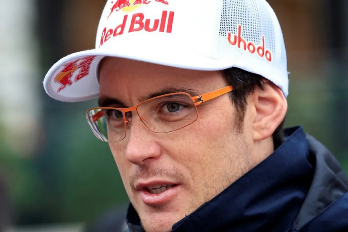 Belgian driver Thierry Neuville attends the ceremony marking the start of the 93rd WRC Monte Carlo Rally, in Monaco, on January 23, 2025.  Valery HACHE / AFP