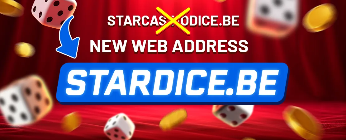 New web address: Stardice.be