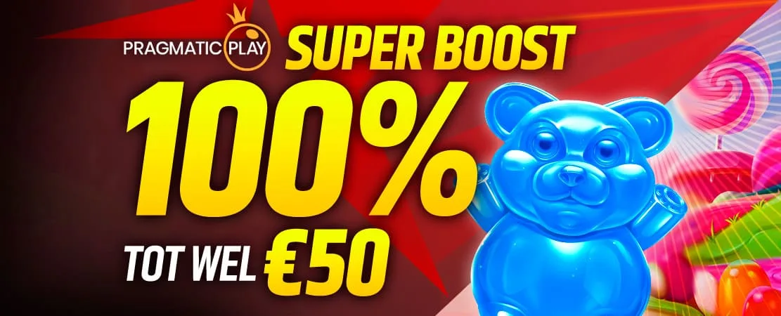 100% Pragmatic Super Boost tot wel €50