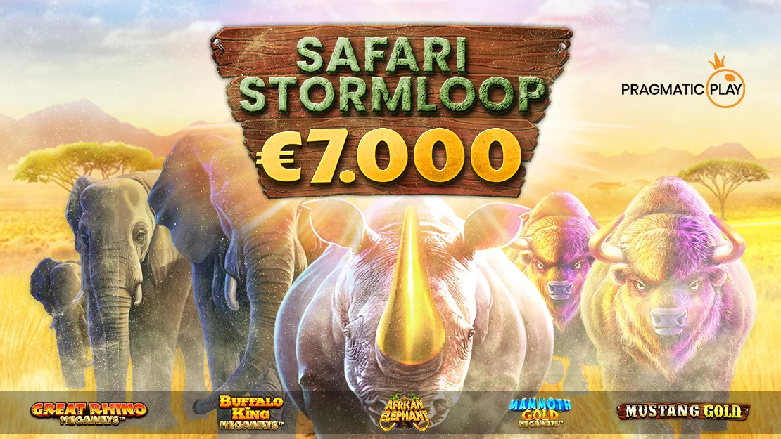 🐘 Een stormloop van €7.000 in het Safari Stormloop toernooi