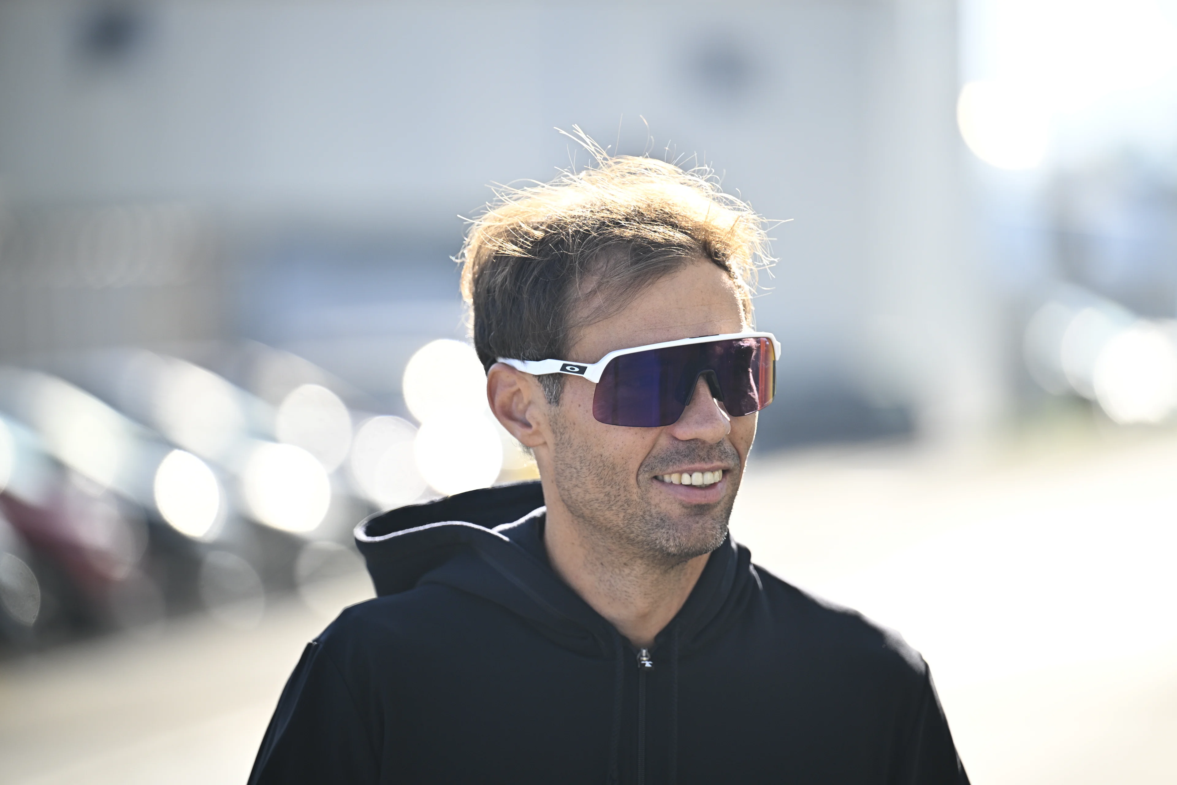 Belgian national cycling coach Sven Vanthourenhout pictured during a training session ahead of the 2024 UCI Road and Para-Cycling Road World Championships, Friday 20 September 2024, in Zurich, Switzerland. The Worlds are taking place from 21 to 29 September. BELGA PHOTO JASPER JACOBS