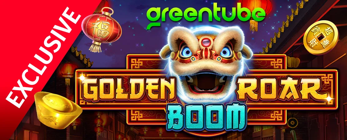 🐲 Exclusively at Starcasino! Golden Roar BOOM by Greentube 🐲