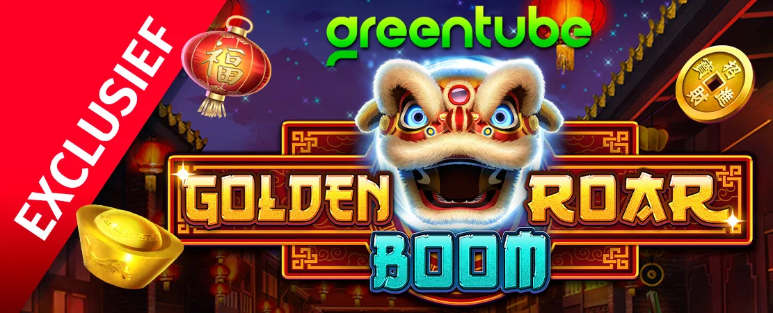 🐲 Exclusief bij Starcasino! Golden Roar BOOM van Greentube 🐲