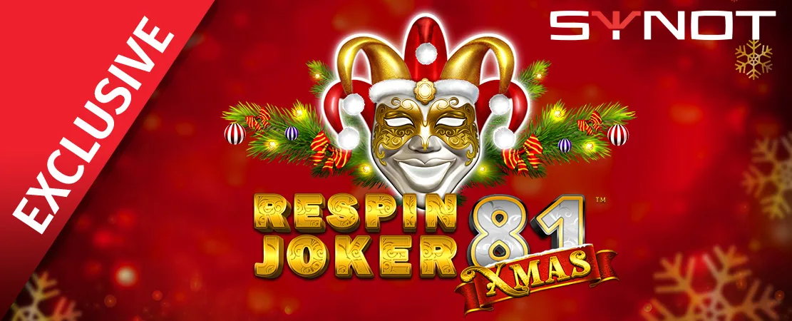 🎁 Exclusively at Starcasino! Respin Joker 81 Xmas by Synot 🎁